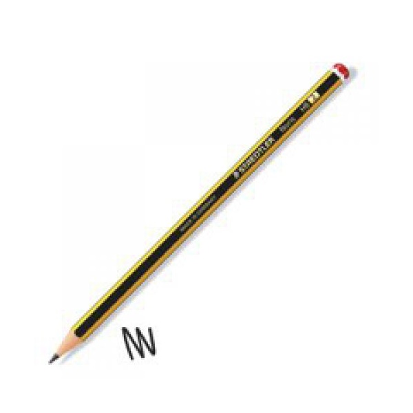 Click for a bigger picture.Staedtler Noris HB Pencil Yellow/Black Bar