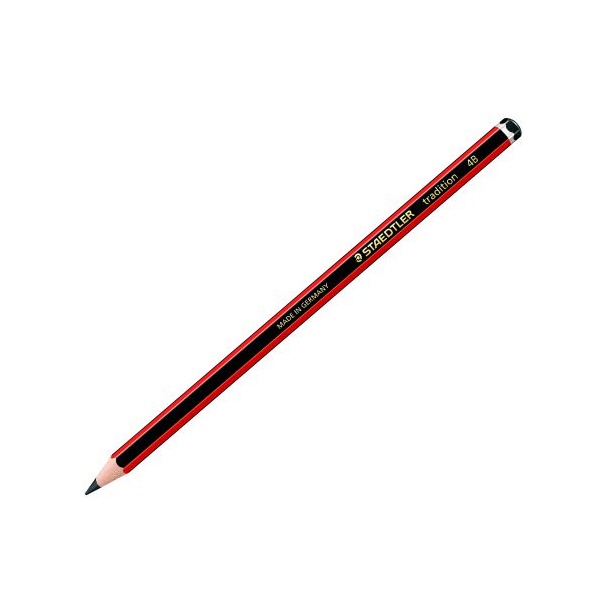 Click for a bigger picture.Staedtler 110 Tradition 4B Pencil Red/Blac