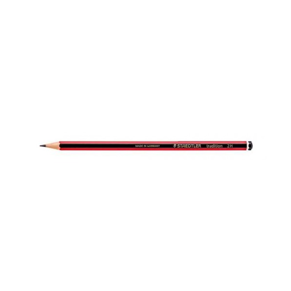 Click for a bigger picture.Staedtler 110 Tradition 2H Pencil Red/Blac
