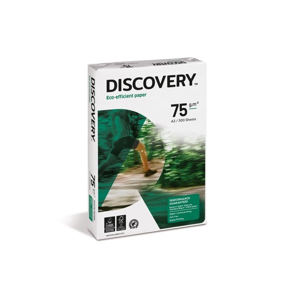 Click for a bigger picture.Discovery Paper A3 75gsm White (Box 5 Ream