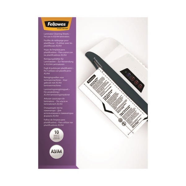 Click for a bigger picture.Fellowes Laminator Cleaning Sheets (Pack 1