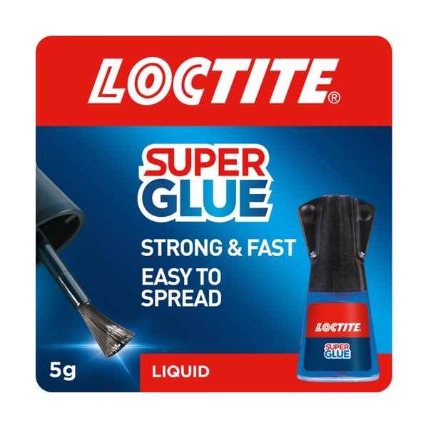 Click for a bigger picture.Loctite Super Glue Brush On Liquid 5g - 26