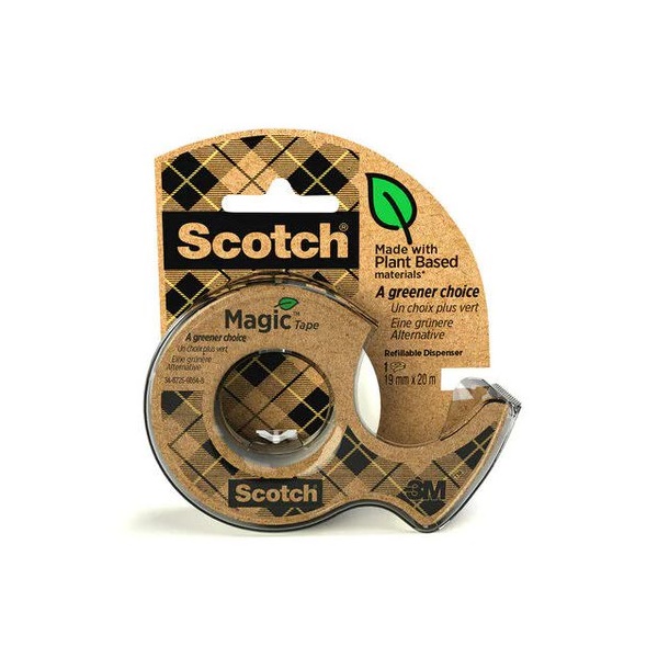 Click for a bigger picture.Scotch Magic Tape Greener Choice 19mm x 20