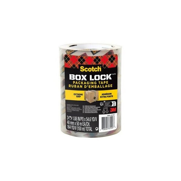 Click for a bigger picture.Scotch Box Lock Packaging Tape 3950-LR3-DC