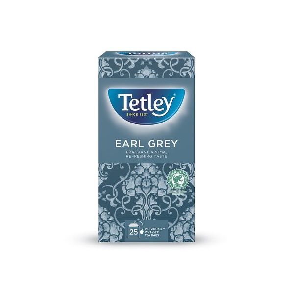 Click for a bigger picture.Tetley Earl Grey Tea Bags Individually Wra
