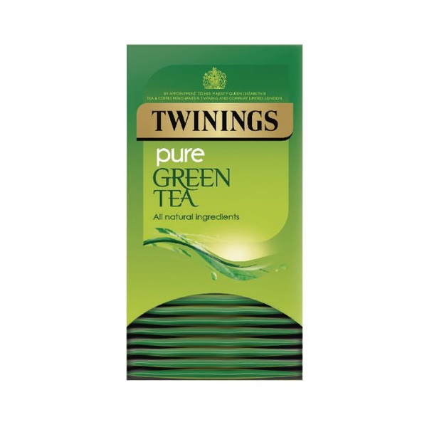 Click for a bigger picture.Twinings Pure Green Tea Bags Individually