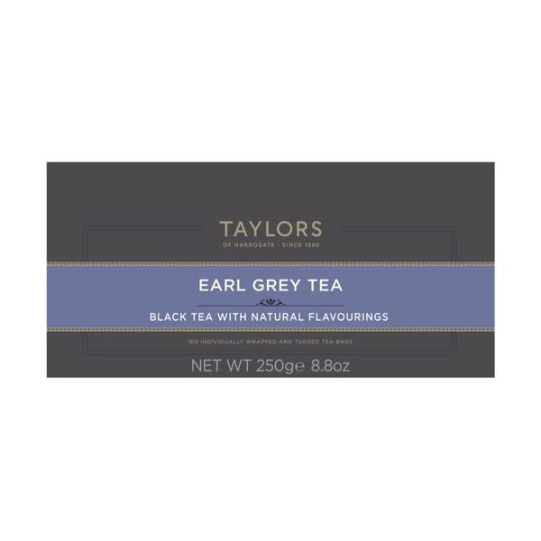 Click for a bigger picture.Taylors Earl Grey Tea Envelopes (Pack 100)