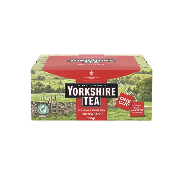 Click for a bigger picture.Taylors Yorkshire Tea Envelopes (Pack 200)