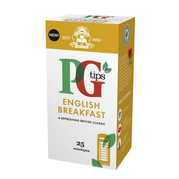 Click for a bigger picture.PG Tips English Breakfast Tea Envelopes (P
