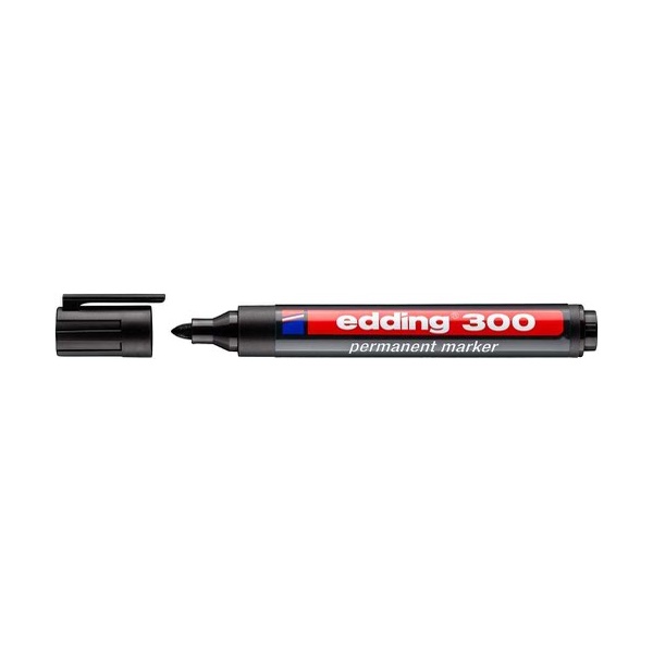 Click for a bigger picture.edding 300 Permanent Marker Bullet Tip 1.5