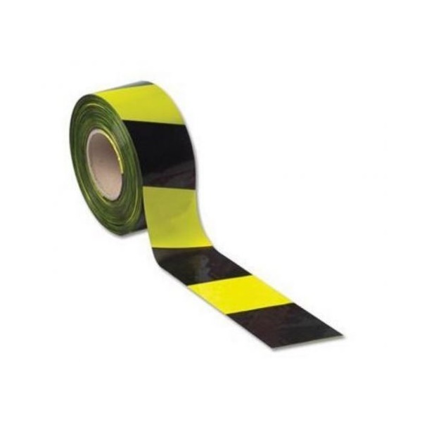 Click for a bigger picture.ValueX Barrier Tape 75mmx500m Yellow/Black