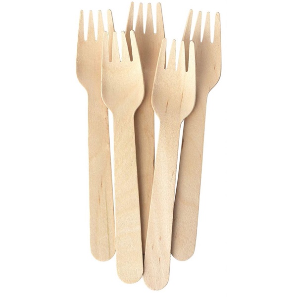 Click for a bigger picture.Caterpack Natural Birchwood Fork (Pack 100