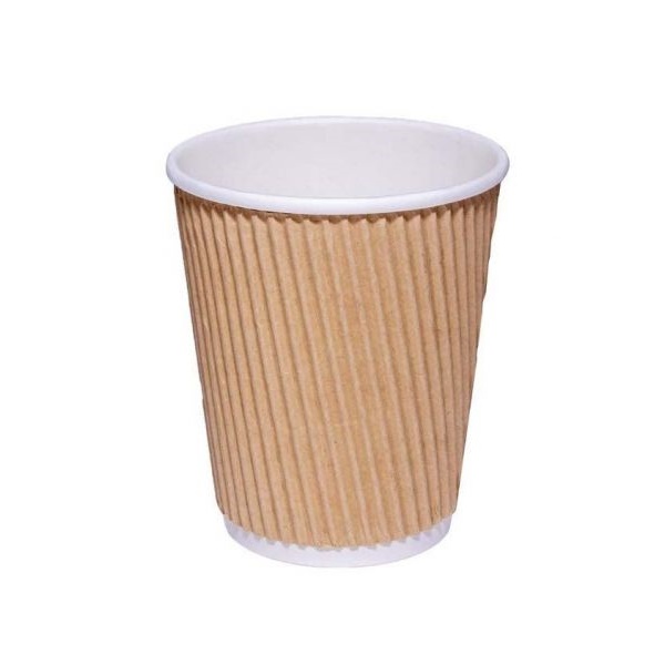 Click for a bigger picture.ValueX Hot Drink Ripple Cup 8oz (Pack 25)