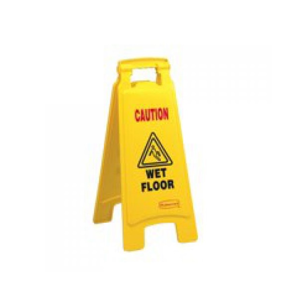 Click for a bigger picture.ValueX Caution Wet Floor Plastic Sign Yell