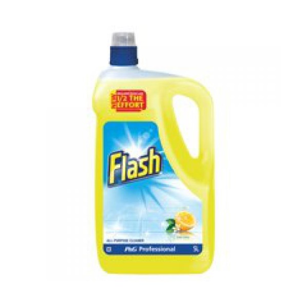 Click for a bigger picture.Flash All Purpose Cleaner Lemon 5 Litre 10