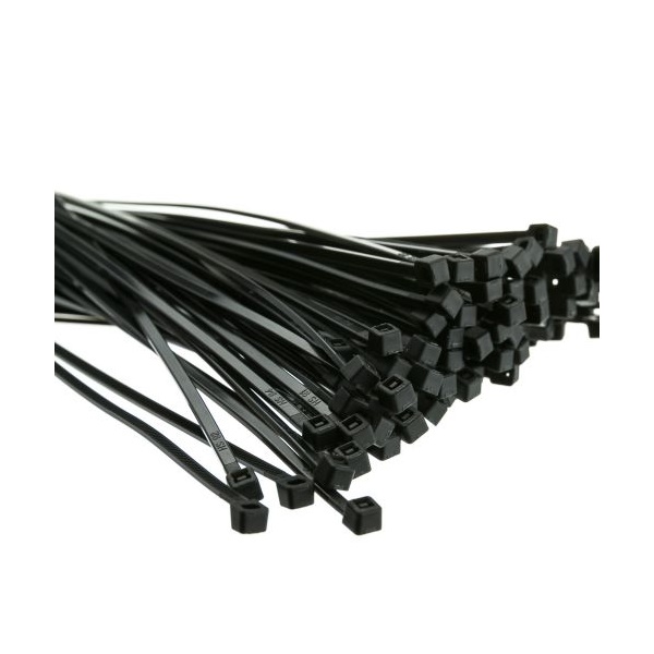 Click for a bigger picture.ValueX Cable Ties 200x4.8mm Black (Pack 10