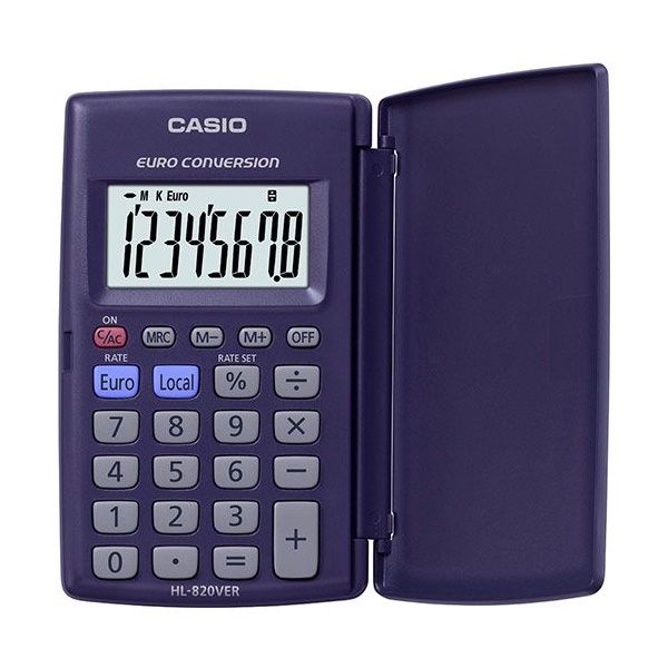 Click for a bigger picture.Casio HL-820VER 8 Digit Pocket Calculator