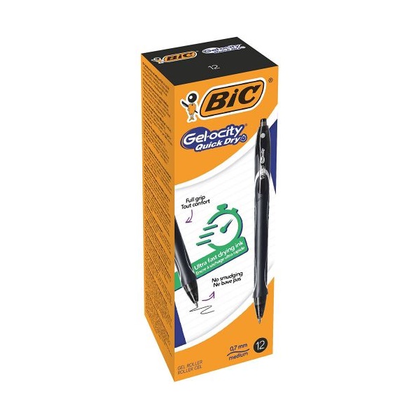 Click for a bigger picture.Bic Gel-ocity Quick Dry Gel Retractable Ro