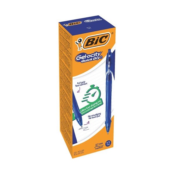 Click for a bigger picture.Bic Gel-ocity Quick Dry Gel Retractable Ro