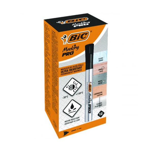 Click for a bigger picture.Bic Marking Pro Permanent Marker Bullet Ti