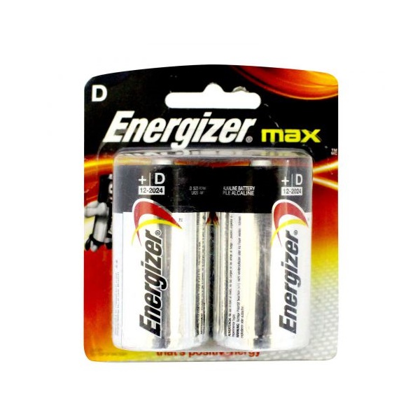 Click for a bigger picture.Energizer Max D Alkaline Batteries (Pack 2
