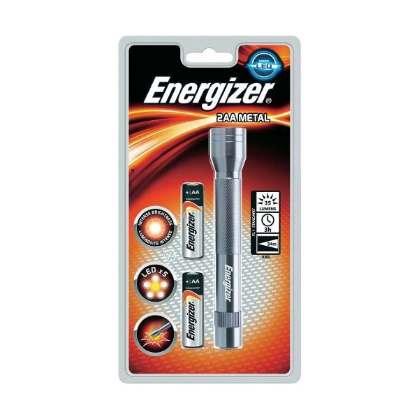 Click for a bigger picture.Energizer Flash Light Metal Torch 5 x LED