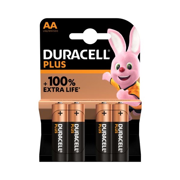 Click for a bigger picture.Duracell Plus AA Alkaline Batteries (Pack