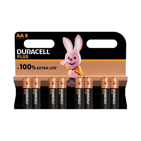 Click for a bigger picture.Duracell Plus AA Alkaline Batteries (Pack