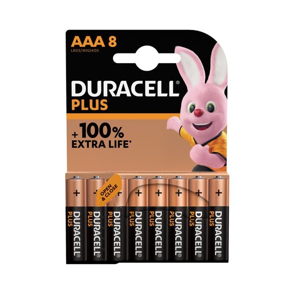 Click for a bigger picture.Duracell Plus AAA Alkaline Batteries (Pack