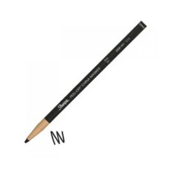 Click for a bigger picture.Sharpie Peel-Off China Marker Black (Pack