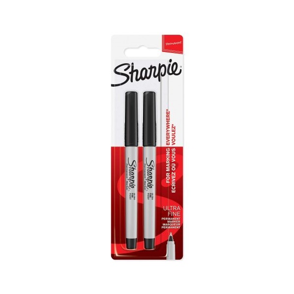 Click for a bigger picture.Sharpie Permanent Marker Ultra Fine Tip 0.