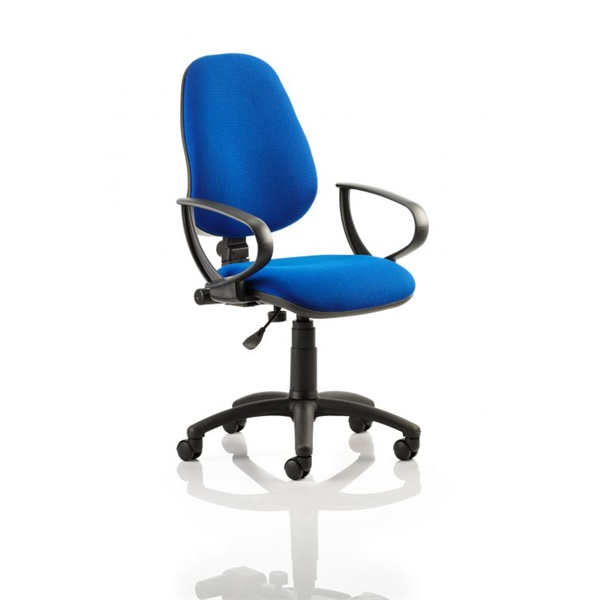 Click for a bigger picture.Eclipse Plus I Blue Chair With Loop Arms K