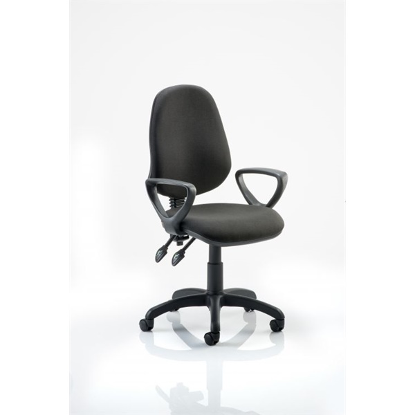 Click for a bigger picture.Eclipse Plus II Chair Black Loop Arms KC00