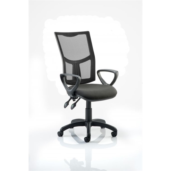 Click for a bigger picture.Eclipse Plus II Mesh Chair Black Loop Arms
