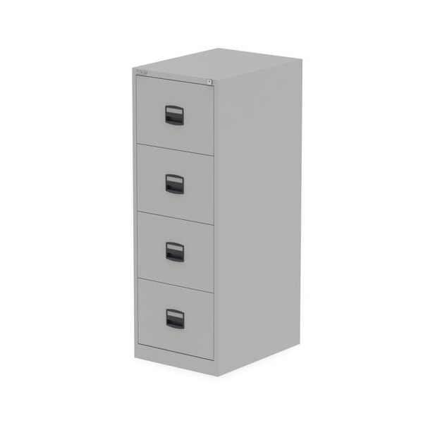 Click for a bigger picture.Qube by Bisley 4 Drawer Filing Cabinet Goo