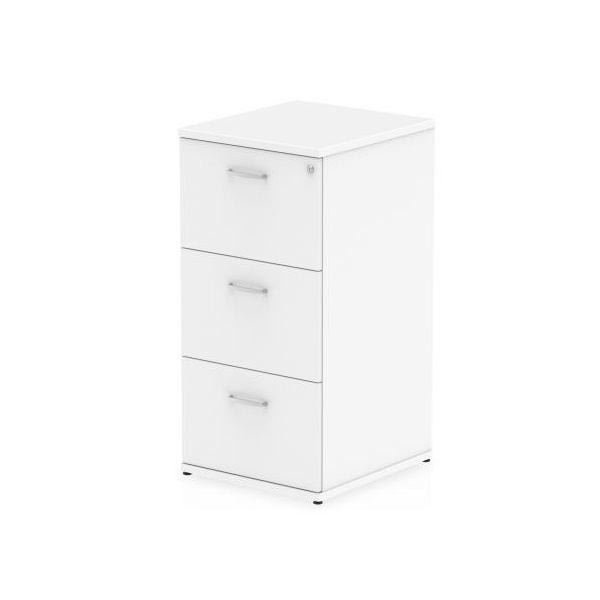 Click for a bigger picture.Impulse 3 Drawer Filing Cabinet White I000