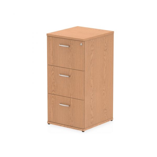 Click for a bigger picture.Impulse 3 Drawer Filing Cabinet Oak I00078