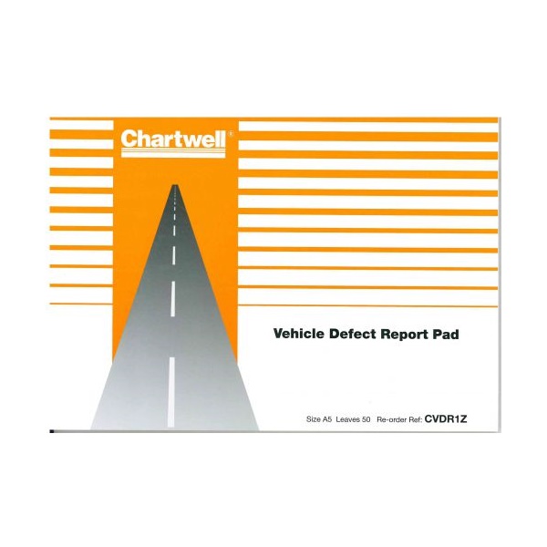 Click for a bigger picture.Chartwell A5 Vehicle Defect Reporter Pad 2