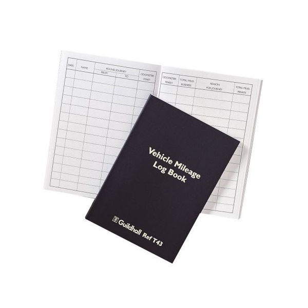 Click for a bigger picture.Guildhall Vehicle Mileage Book 149x104mm 1