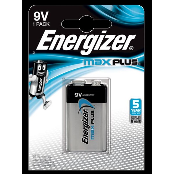 Click for a bigger picture.Energizer Max Plus 9V Alkaline Batteries (