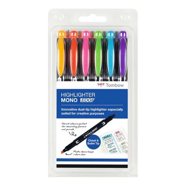 Click for a bigger picture.Tombow MONO Edge Highlighter Pen Chisel an