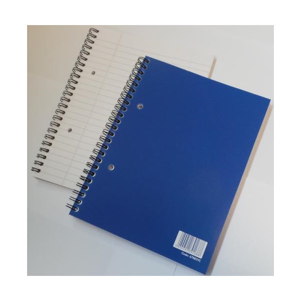 Click for a bigger picture.ValueX A5 Wirebound Laminated Notebook Rul
