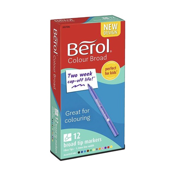 Click for a bigger picture.Berol Color Broad Fibre Tip Colouring Pen