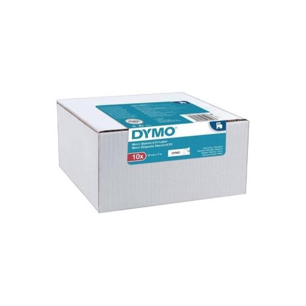 Click for a bigger picture.Dymo D1 Label Tape 9mmx7m Black on White (