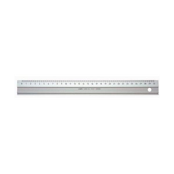 Click for a bigger picture.Linex Aluminium Hobby Ruler 30cm Silver LX