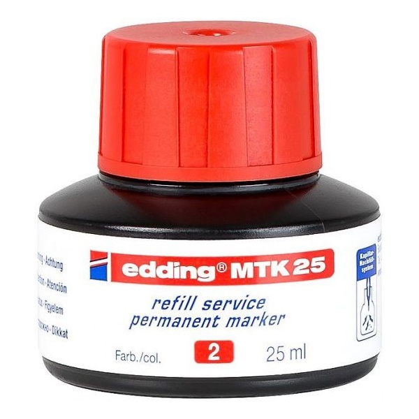 Click for a bigger picture.edding MTK 25 Bottled Refill Ink for Perma