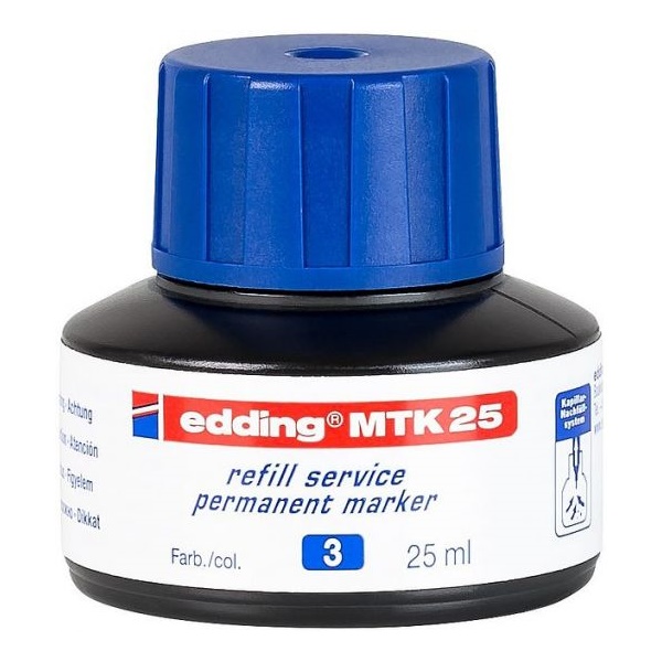 Click for a bigger picture.edding MTK 25 Bottled Refill Ink for Perma