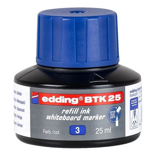 Click for a bigger picture.edding BTK 25 Bottled Refill Ink for White