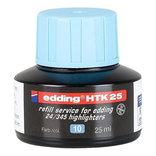 Click for a bigger picture.edding HTK 25 Bottled Refill Ink for Highl