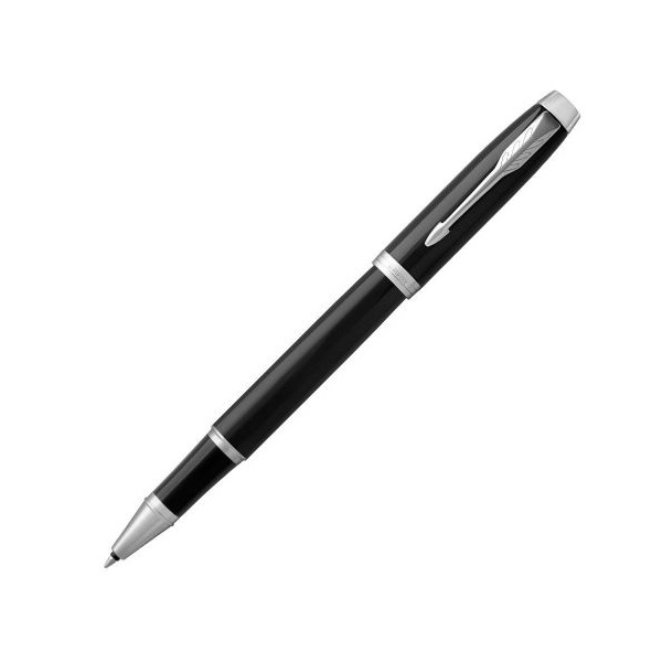 Click for a bigger picture.Parker IM Rollerball Pen Black/Chrome Barr